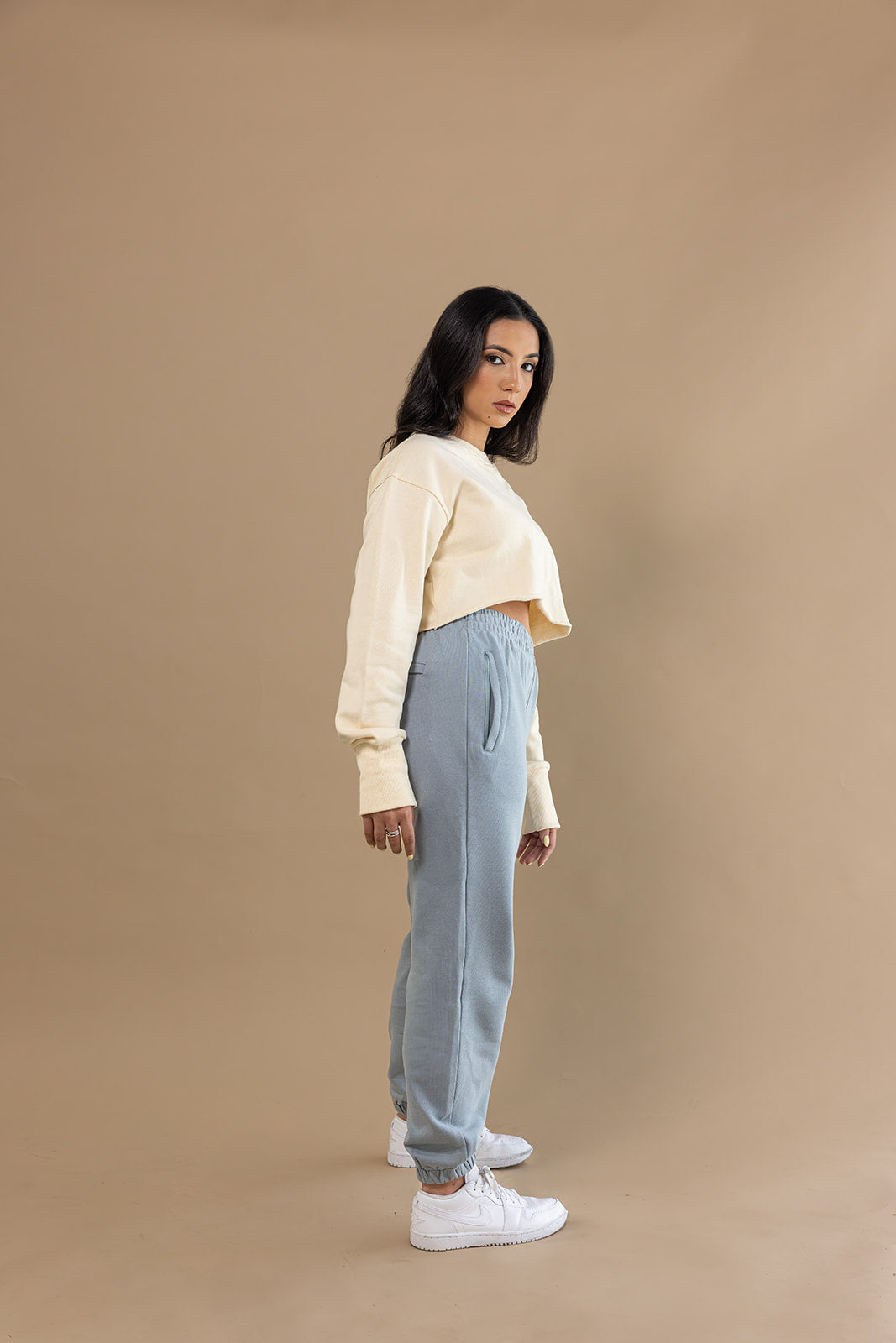 Earthy Beige Sweatshirt